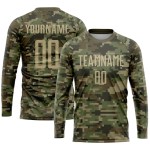 Wholesale custom-designed 100% polyester sublimation men’s long-sleeve football shirts