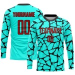 Latest unisex long-sleeve football jerseys – adult custom logo print, wholesale pricing