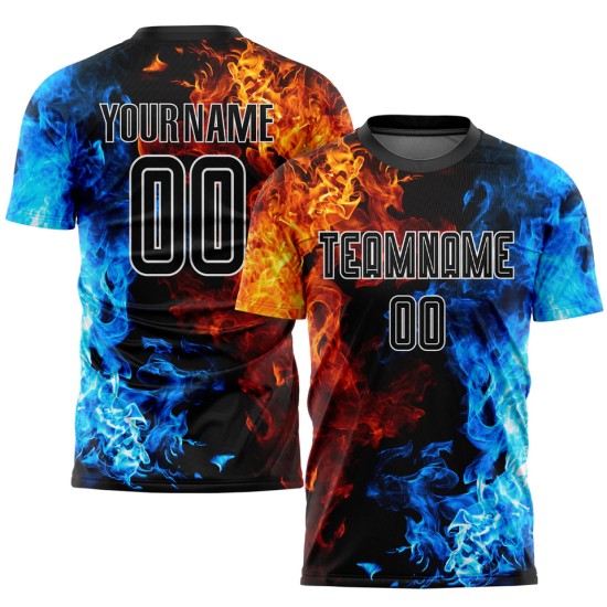 Custom team football kits in 100% polyester sublimation – sublimation-printed shirts for teams