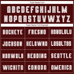 Sublimation Custom Black Uniform Fade White-Crimson Jersey Fashion Soccer