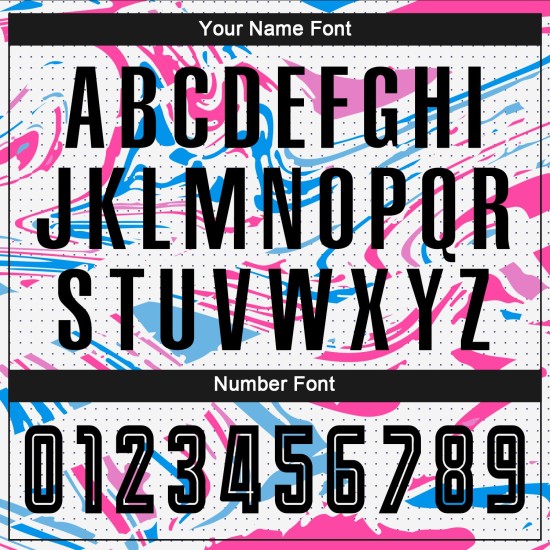 Soccer Sublimation Figure Custom Uniform Jersey Black-Pink