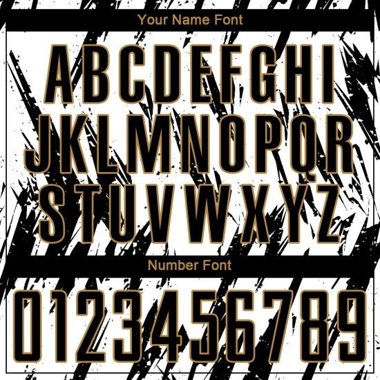 Jersey Black-Old Uniform Gold Custom Sublimation White Soccer